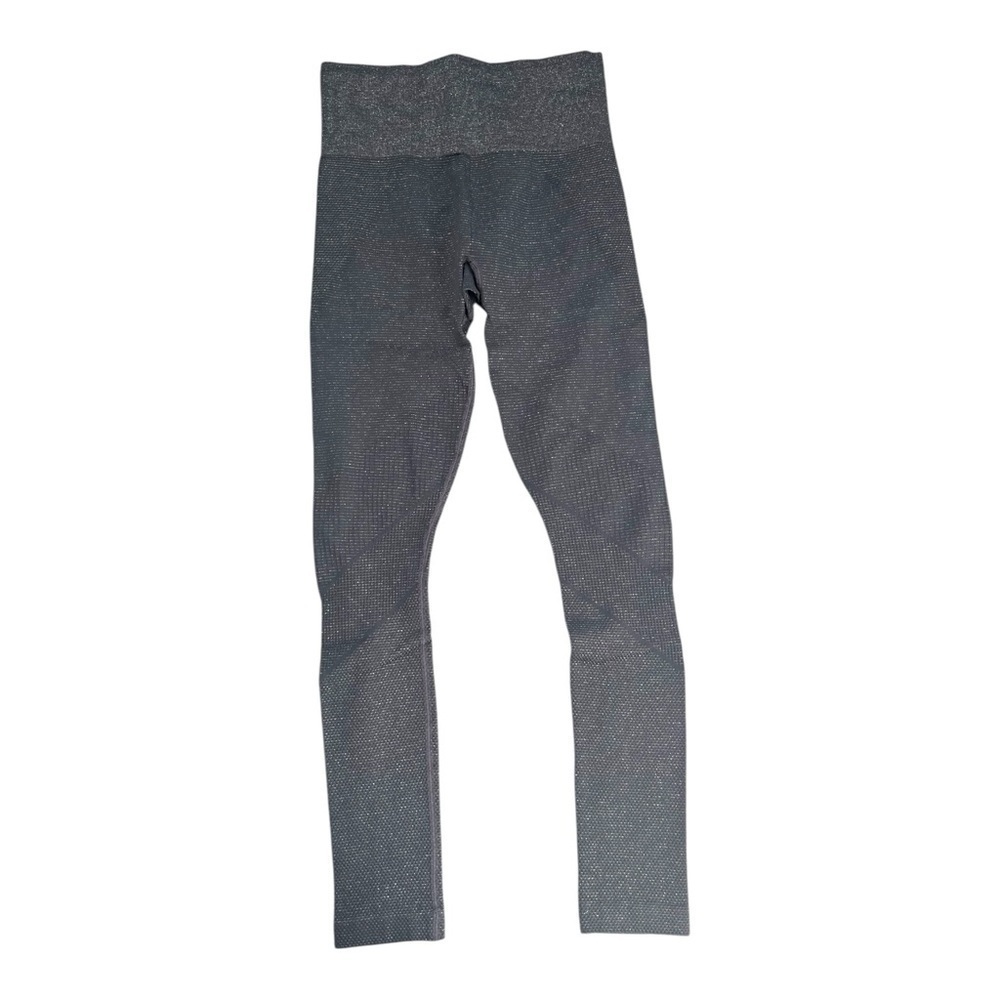 Athleta grey and silver seamless glimmer sparkle leggings - Picture 2 of 10